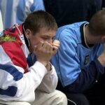 Rick Cushen, Kim McQueen a Graeme Nason v aréne CBS