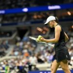 Tenis 2026: BNP Paribas Open, 7. marca 2026 7. marca 2026: Iga Swiatek POL v akcii proti Kayla Day USA počas zápasu 2. kola na BNP Paribas Open 7. marca 2026, ktorý sa konal v Indian Wells Tennis Garden v Indian Wells v Kalifornii. Kreditný obrázok: Mal Taam/Cal Media Indian Wells Kalifornia USA IBA REDAKČNÉ POUŽITIE Copyright: xx ZUMA-20260307_zma_c04_432.jpg MalxTaamx csmphotothree478206