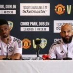 Hviezdy prvého tímu Amad Diallo (vľavo) a Bryan Mbeumo (vpravo) hodili svoju váhu za dočasného šéfa Michaela Carricka