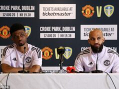 Tím Man United chce, aby Michael Carrick ZOSTAL aj po skončení sezóny – ako jedna hviezda odhaľuje, aký má dočasný hlavný tréner „dobrý vzťah s každým hráčom“ Hviezdy prvého tímu Amad Diallo (vľavo) a Bryan Mbeumo (vpravo) hodili svoju váhu za dočasného šéfa Michaela Carricka