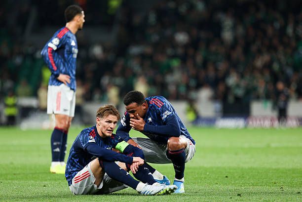 To, čo Martina Odegaarda bolo vidieť robiť hneď po tom, To, čo Martina Odegaarda bolo vidieť robiť hneď po tom, čo sa dostal do siete Sporting