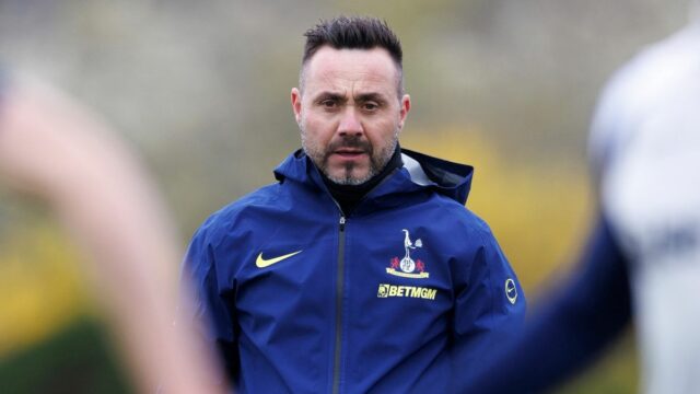 Roberto De Zerbi na Hotspur Way