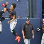 Úroveň intenzity stúpa pre Orange Lutheran-St. Baseballová séria John Bosco