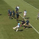 Strelcom gólu je útočník Pacifického FC Alejandro Diaz