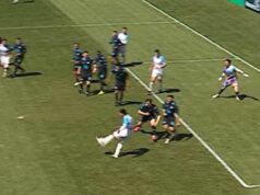 V skúške s pravidlami pre ofsajd Arséna Wengera strelil prvý gól za denného svetla v najvyššej lige Strelcom gólu je útočník Pacifického FC Alejandro Diaz