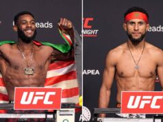 Video z váženia hlavného podujatia UFC Vegas 116: Aljamain Sterling vs Youssef Zalal Download app from appStore