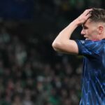 Viktor Gyokeres počas zápasu Sporting vs Arsenal