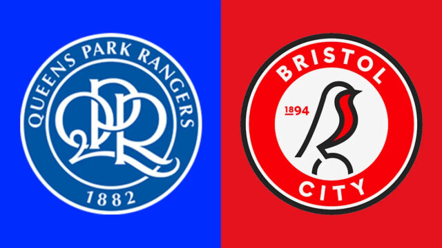Výber štatistík: QPR v Bristol City BBC Sledujte banner svojho tímu na čiernom pozadí