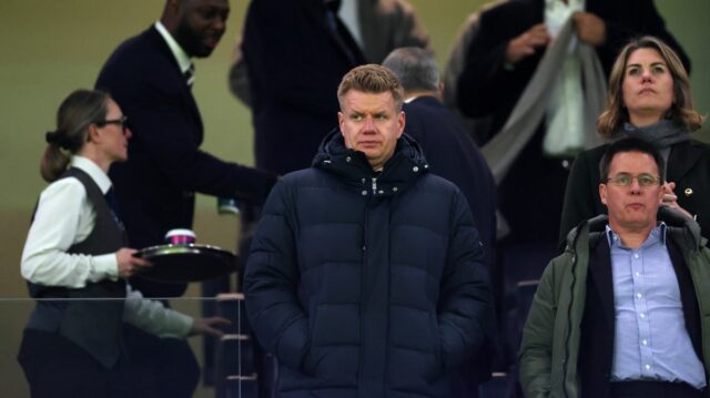 Johan Lange športový riaditeľ Tottenham Hotspur počas zápasu MD7 fázy Ligy majstrov UEFA 2025/26 medzi Tottenhamom Hotspur a Borussiou Dortmund na štadióne Tottenham Hotspur 20. januára 2026 v Londýne, Anglicko