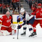 NHL: Columbus Blue Jackets v Detroite Red Wings