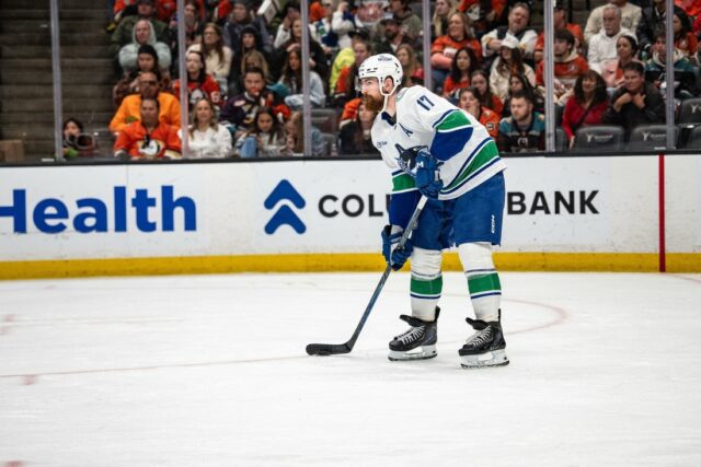 NHL: Vancouver Canucks v Anaheim Ducks