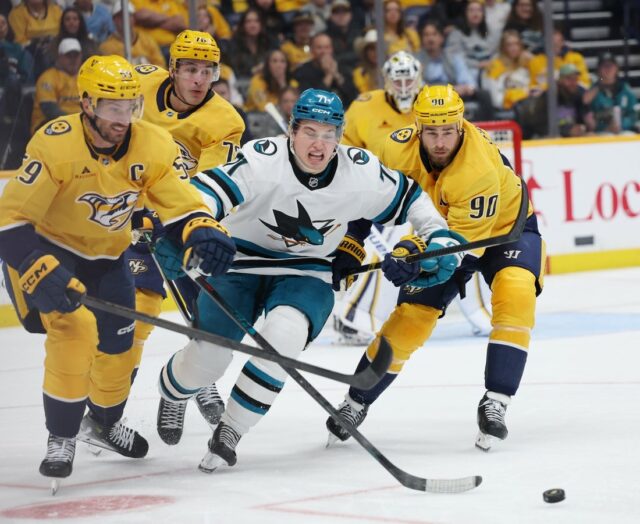 NHL: San Jose Sharks v Nashville Predators