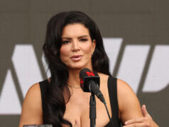 „Duša Giny Carano bola práve rozdrvená“ po streľbe „The Mandalorian“. HOLLYWOOD, KALIFORNIA – 13. NOVEMBRA: Pedro Pascal a Gina Carano prichádzajú na premiéru vôbec prvého hraného seriálu Lucasfilm, "Mandalorian," v divadle El Capitan v Hollywoode v Kalifornii 13. novembra 2019. "Mandalorian" streamuje exkluzívne na Disney+. (Foto: Jesse Grant/Getty Images pre Disney)