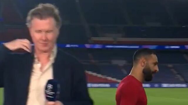 „Frustrovaný“ Mohamed Salah odmietol rozhovor v živej televízii po tom, Mohamed Salah odchádza z rozhovoru pre TNT po tom, čo nenastúpil proti PSG