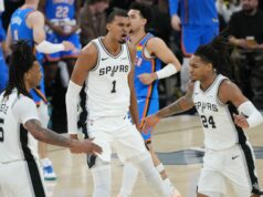 Dnešné výsledky NBA: Spurs vs Thunder NBA dnes skóruje Victor Wembanyama Spurs vs Thunder Game 4 Západné finále play-off NBA
