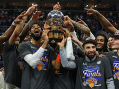 Dnešné výsledky NBA: Knicks vs Cavaliers NBA dnes skóruje Knicks vs Cavaliers Karl-Anthony Towns NBA Playoffs