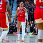 Las Vegas Aces vs Connecticut Sun A'ja Wilson