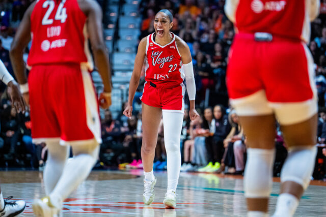 A'ja Wilson zaznamenala 5. zápas vo WNBA so 40 a Las Vegas Aces vs Connecticut Sun A'ja Wilson