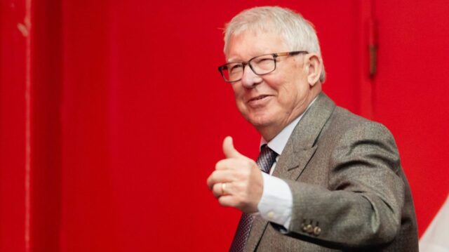 Alex Ferguson na Old Trafford