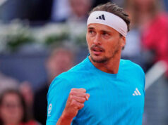 Alexander Zverev zápasí s Rogerom Federerom, Rafaelom Nadalom a Novakom Djokovičom po poslednom víťazstve na Roland Garros Alexander Zverev zápasí s Rogerom Federerom, Rafaelom Nadalom a Novakom Djokovičom po poslednom víťazstve na Roland Garros