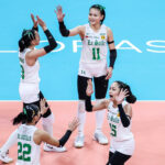 Shane Reterta z La Salle Lady Spikers počas zápasu proti NU Lady Bulldogs vo finále ženského volejbalového turnaja UAAP sezóny 88.