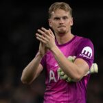 Antonin Kinsky po zápase Premier League medzi Tottenhamom Hotspur a Leedsom United v pondelok večer