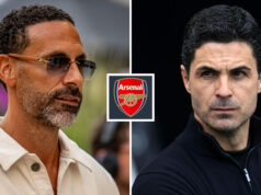 Arsenal: Ferdinand ‚zmätený‘ tým, ako Arteta zaobchádza s jednou hviezdou Gunners: ‚Čo urobil zle?‘ Arsenal: Ferdinand 'zmätený' tým, ako Arteta zaobchádza s jednou hviezdou Gunners: 'Čo urobil zle?'
