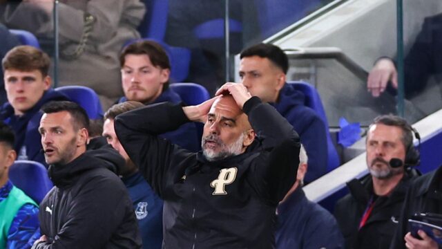 Manchester City stratil dôležité body v boji o titul v Premier League proti Evertonu