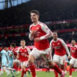 Hlavička Kaia Havertza znamená, že Arsenal je už len jeden zápas od toho, aby sa stal šampiónom