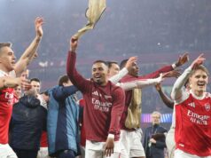 Arsenal po tom, čo sa dostal do finále Ligy majstrov, vyvolal hnev Celebration Police Arsenal po tom, čo sa dostal do finále Ligy majstrov, vyvolal hnev Celebration Police