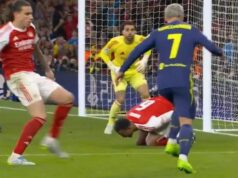 Arsenal podal okamžité vysvetlenie rozhodcu, pretože Atletico Madrid sa vznáša – „VAR sa pozrel“ Obranca Arsenalu Riccardo Calafiori vyzval v kabíne útočníka Atletica Madrid Antoina Griezmanna