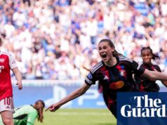Arsenal prišiel o korunu WCL a birminghamský Merricks sa pripojil k modulu – týždenník ženského futbalu | futbal OL Lyonnes vs Arsenal FC – semifinále Ligy majstrov žien 2025/26 2025/26 Semifinále druhého zápasuDECINES-CHARPIEU, FRANCÚZSKO – 2. MÁJ: Jule Brand of Lyonnes oslavuje svoj gól počas semifinále Ligy majstrov UEFA žien 2025/26 medzi semifinálovým zápasom 2. ligy OL Lyonnes na štadióne Arsen OL 2 máj 26 v 26. máj Decines-Charpieu, Francúzsko. (Foto: Lilou Cassin/Eurasia Sport Images/Getty Images)