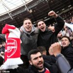 Fanúšikovia Arsenalu mohli zaplatiť 130 000 libier za box na sledovanie pondelňajšieho zápasu Premier League proti Burnley