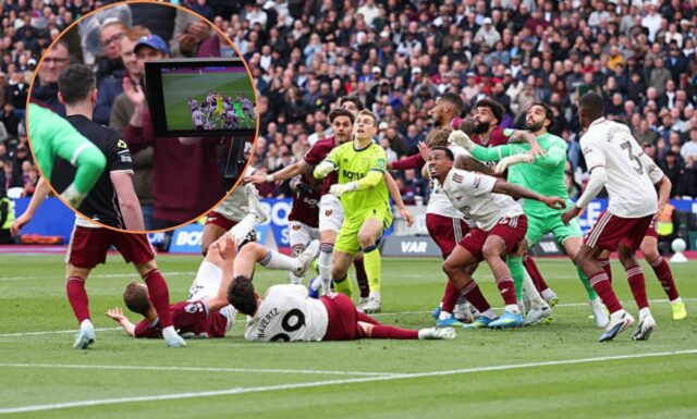 Arsenal vs West Ham VAR audio vydané PGMOL
