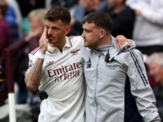 Arsenal zasadil veľkú ranu zraneniu, keď kľúčový obranca odstúpil v agónii proti West Hamu Ben White