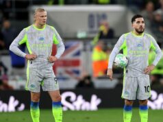 Arsenal získal obrovskú podporu v boji o titul, keď Man City šokovalo napínavou remízou Evertonu Erling Haaland a Rayan Cherki z Manchestru City