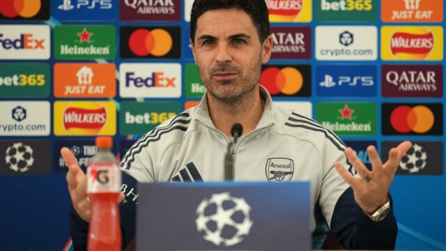 Arteta je plne presvedčený, že Arsenal môže poraziť PSG a vyhrať prvý titul v Lige majstrov
