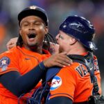 Astros' Alimber Santa je prvým nadhadzovačom od roku 1900, ktorý debutoval v MLB v no-hitter