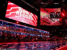 Atléti Enhanced Games pokorení ako hviezdy pumpujúce steroidy dokázali na úvodnej „dopingovej olympiáde“ prekonať iba JEDEN svetový rekord Na úvodných nedeľňajších Enhanced Games v Las Vegas padol len jeden svetový rekord