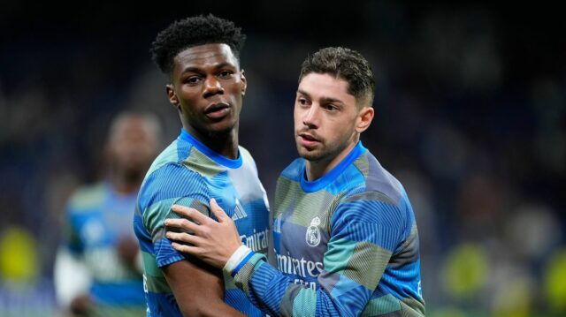 Aurelien Tchouameni a Federico Valverde