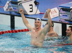 Austrálska plavecká hviezda Cam McEvoy odhaľuje INÝ spôsob, akým budú odšťavení športovci podvádzať na Enhanced Games Austrálsky zlatý olympijský medailista Cam McEvoy odhalil druhý spôsob, ako budú odšťavení športovci legálne podvádzať na Enhanced Games v Las Vegas (na snímke po jeho rekordnom plávaní 20,88 na 50 m voľný spôsob v marci na China Open)