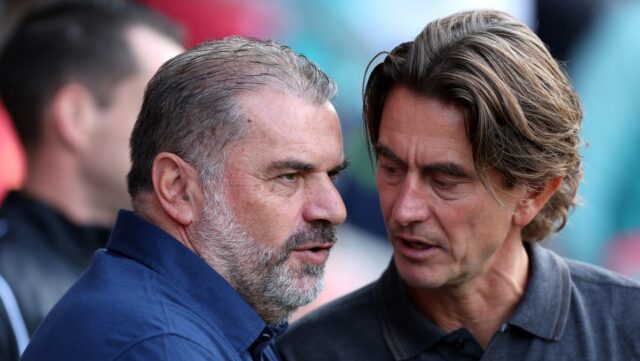 Ange Postecoglou a Thomas Frank