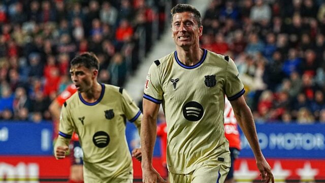 Barcelona je opäť na prahu zisku titulu v La Lige po výhre 2:1 nad Osasunou
