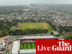 Bournemouth vs Manchester City: Arsenal môže vyhrať Premier League, ak sa návštevníci pošmyknú, keď Guardiola smeruje k odchodu – naživo | Premier League Bournemouth vs Manchester City: Arsenal môže vyhrať Premier League, ak sa návštevníci pošmyknú, keď Guardiola smeruje k odchodu – naživo | Premier League