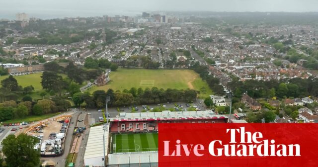 Bournemouth vs Manchester City: Arsenal môže vyhrať Premier League, ak sa návštevníci pošmyknú, keď Guardiola smeruje k odchodu – naživo | Premier League
