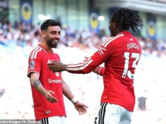 Bruno Fernandes prekonal rekord v asistencii Premier League Bruno Fernandes (vľavo) prekonal Patricka Dorgu (vpravo) a prekonal rekord Premier League
