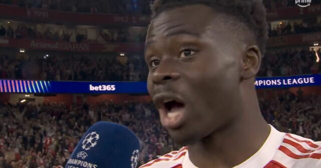 Bukayo Saka volá anketárovi niekoľko minút po tom, ako sa Arsenal dostal do finále Ligy majstrov | Futbal | Šport

