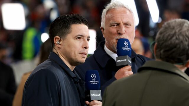 Samir Nasri a David Ginola z Canal Plus