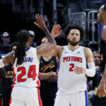 Dnešné skóre NBA Pistons vs Cavaliers play-off NBA Cade Cunningham