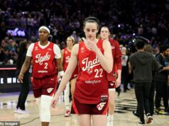 Caitlin Clark ignoruje médiá po strašnej hre Indiana Fever… a otvorený kritik ju označil za „oprávnenú“ Caitlin Clarková mala ťažkú noc, keď Indiana Fever prehrala proti Golden State Valkyries